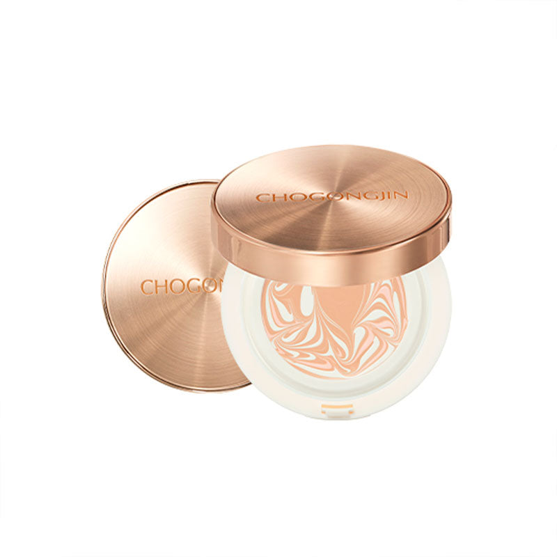 ChoGongJin Essence Pact Gongjin Herbal Skincare 15g SKIN CARE, Treatments, Serum & Essence, Korean Essence Pact, Radiant Base Makeup, Gongjin Skincare, Hydrating Foundation, Dewy Finish, Skin Tone Correction, K-beauty Face Makeup