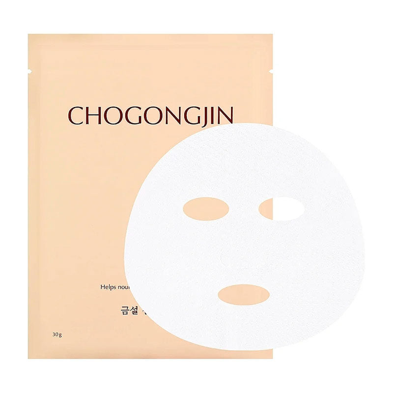 CHOGONGJIN Geumsul Jin Mask - Revitalizing Hydrating - 30g SKIN CARE, Treatments, Serum & Essence, Korean Hydrating Mask, Ginseng Skincare, Sheet Mask, Royal Honey Jelly, Skin Barrier Support, ChoGongJin Mask, Radiant Complexion