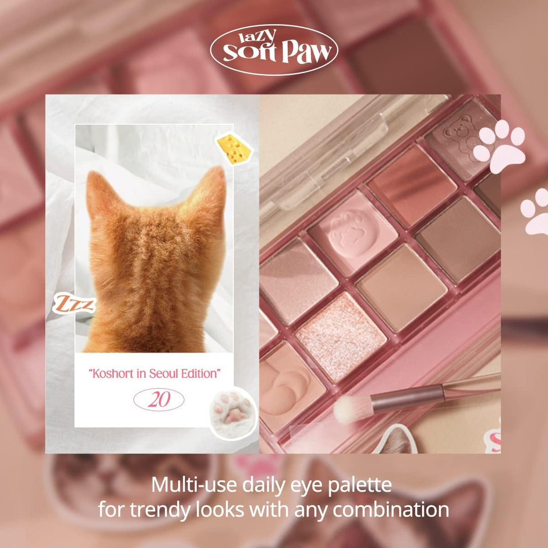 CLIO Pro Eye Palette 6g - #20 Lazy Soft Paw Health & Beauty oceanbuy beauty markham toronto free ship USA asian korean skincare