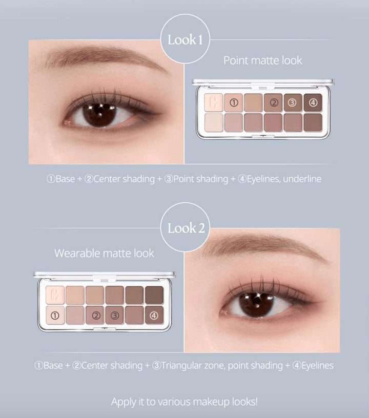 CLIO Pro Eye Palette Air 7.2g - 03 Mute Library Health & Beauty oceanbuy beauty markham toronto free ship USA asian korean skincare