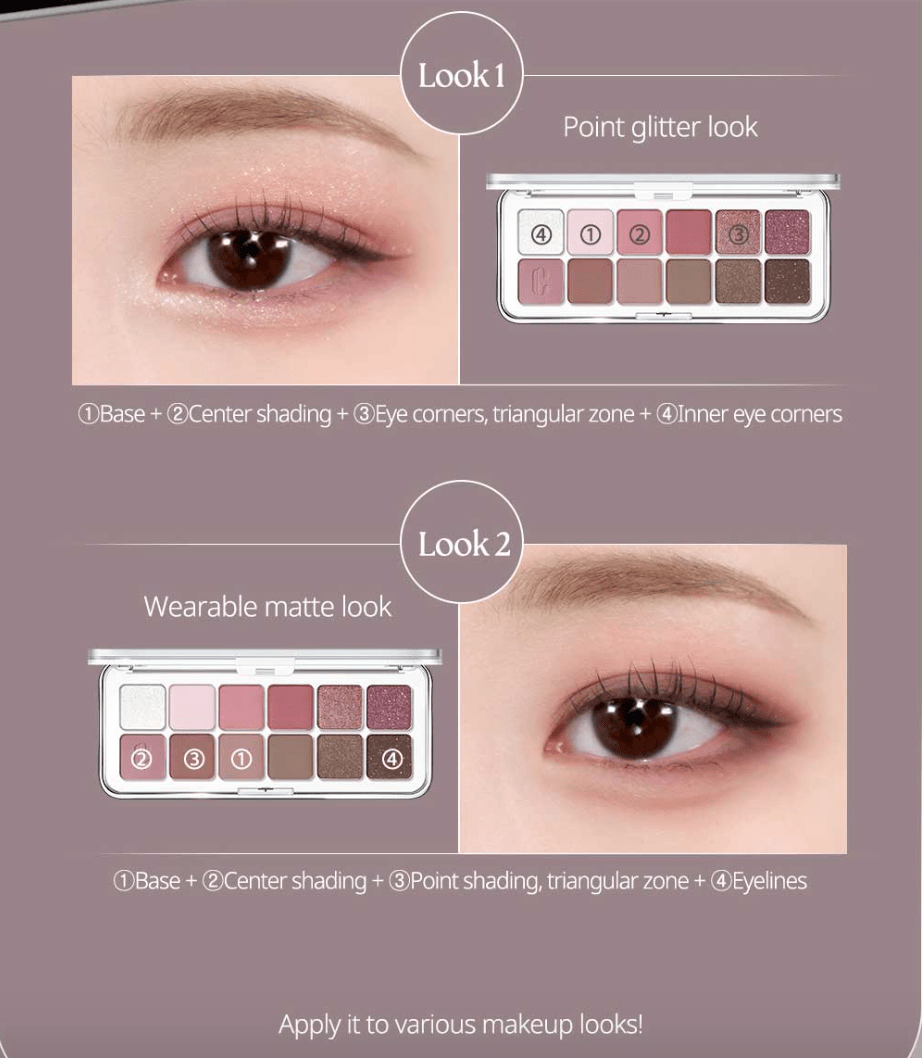 CLIO Pro Eye Palette Air 7.2g - 05 Orchid Cloud Health & Beauty oceanbuy beauty markham toronto free ship USA asian korean skincare