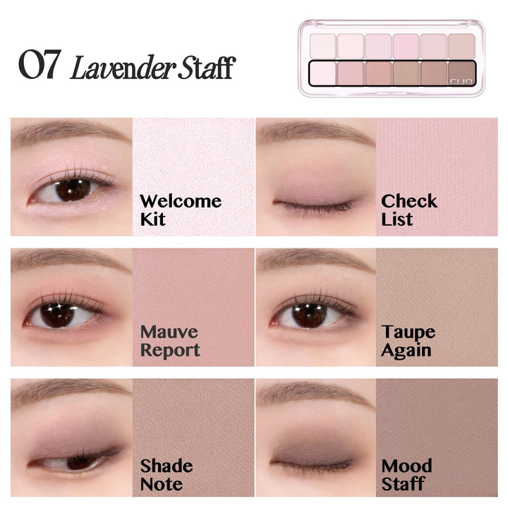 CLIO Pro Eye Palette Air 7.2g - 07 Lavender Staff Health & Beauty oceanbuy beauty markham toronto free ship USA asian korean skincare