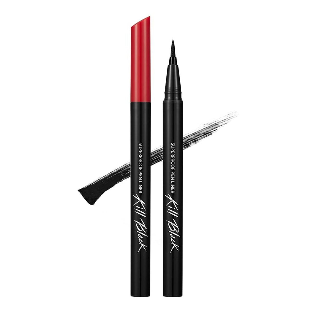 CLIO Superproof Pen Liner - #01 Black Health & Beauty oceanbuy beauty markham toronto free ship USA asian korean skincare