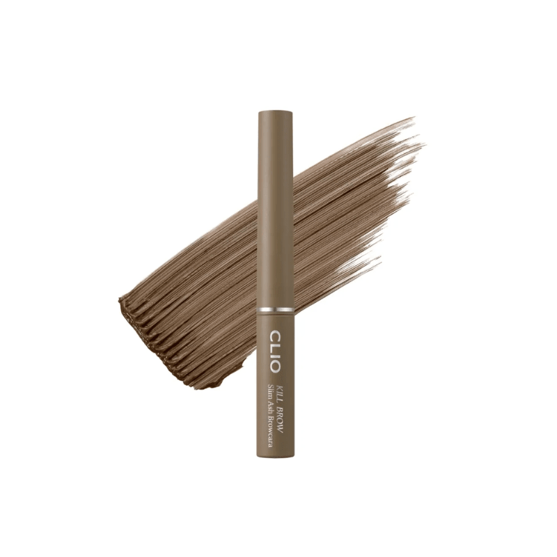 CLIO Kill Brow Slim Ash Mascara Ash - Toned Brow Finish 3g Eye Makeup 6