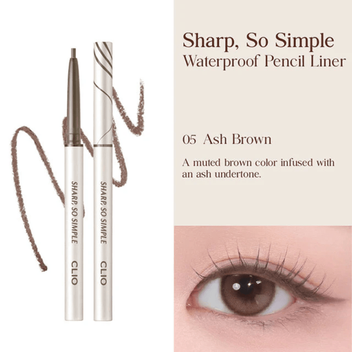 CLIO Sharp So Simple Waterproof Pencil Liner 014g Eye Makeup 7