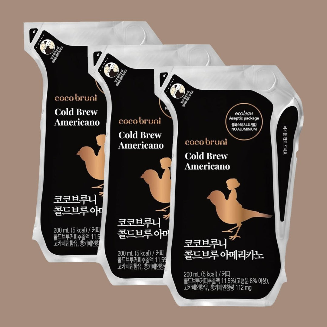 COCO BRUNI Cold Brew Americano 200ml (3 Pack) Food, Beverages & Tobacco oceanbuy.ca markham toronto free ship USA asian korean skincare