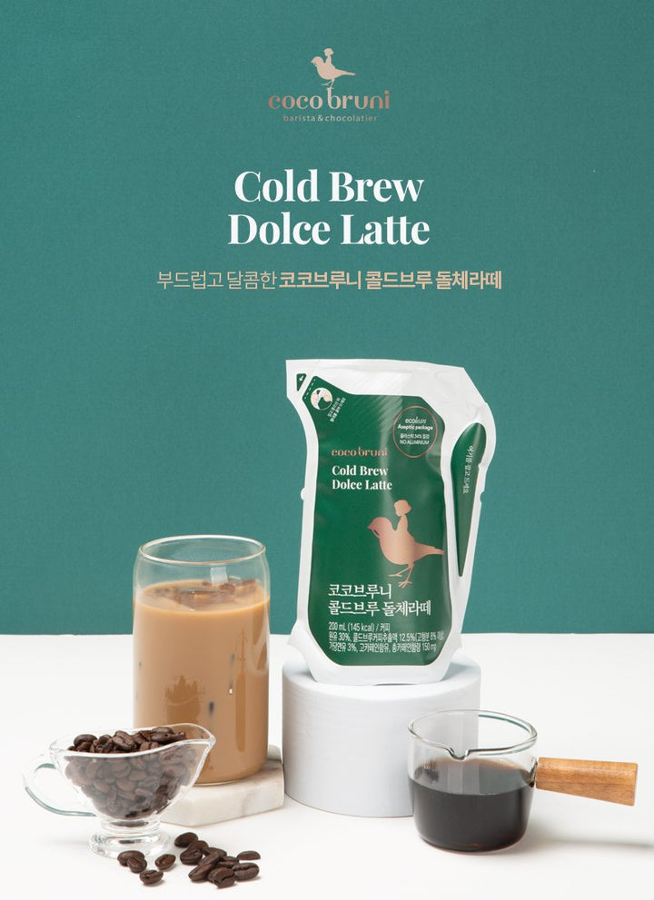 COCO BRUNI Cold Brew Dolce Latte 200ml (3 Pack) Food, Beverages & Tobacco oceanbuy.ca markham toronto free ship USA asian korean skincare