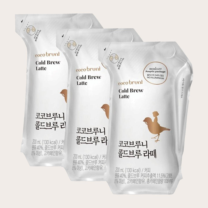 COCO BRUNI Cold Brew Latte 200ml (3 Pack) Food, Beverages & Tobacco oceanbuy.ca markham toronto free ship USA asian korean skincare