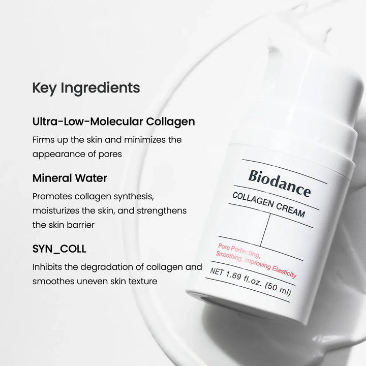 Biodance Pore Perfecting Collagen Peptide Cream 50ml collagen, hyaluronic acid, new, Niacinamide, SKIN CARE, Treatments, Serum & Essence