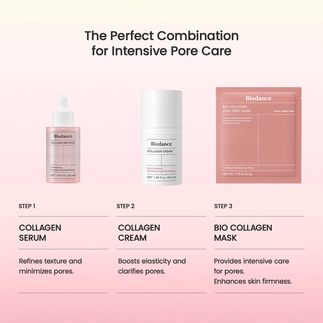 Biodance Pore Perfecting Collagen Peptide Cream 50ml collagen, hyaluronic acid, new, Niacinamide, SKIN CARE, Treatments, Serum & Essence