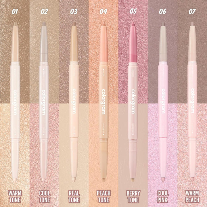 COLORGRAM All In One Aegyo - Sal Maker Under Eye Highlighter Stick - 5 Color to Choose Health & Beauty oceanbuy beauty markham toronto free ship USA asian korean skincare