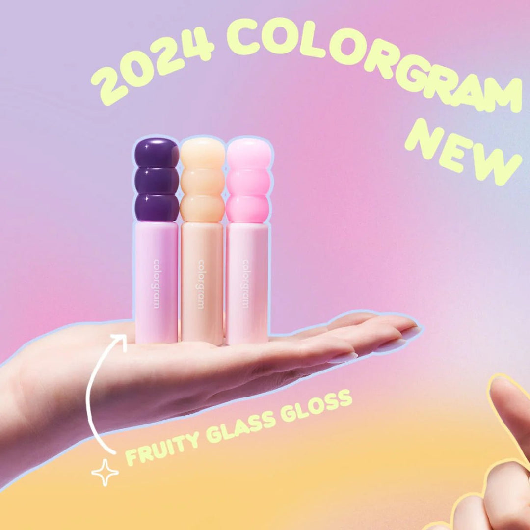 COLORGRAM Fruity Glass Gloss 3g - 3 Color to Choose Health & Beauty oceanbuy.ca markham toronto free ship USA asian korean skincare