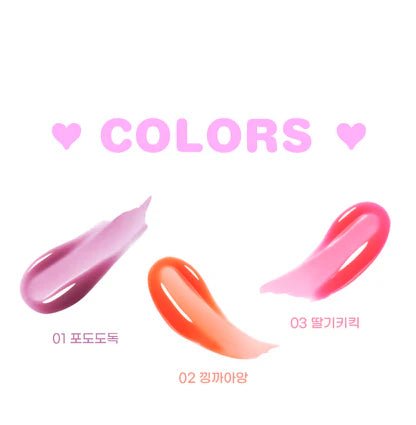 COLORGRAM Fruity Glass Gloss 3g - 3 Color to Choose Health & Beauty oceanbuy.ca markham toronto free ship USA asian korean skincare