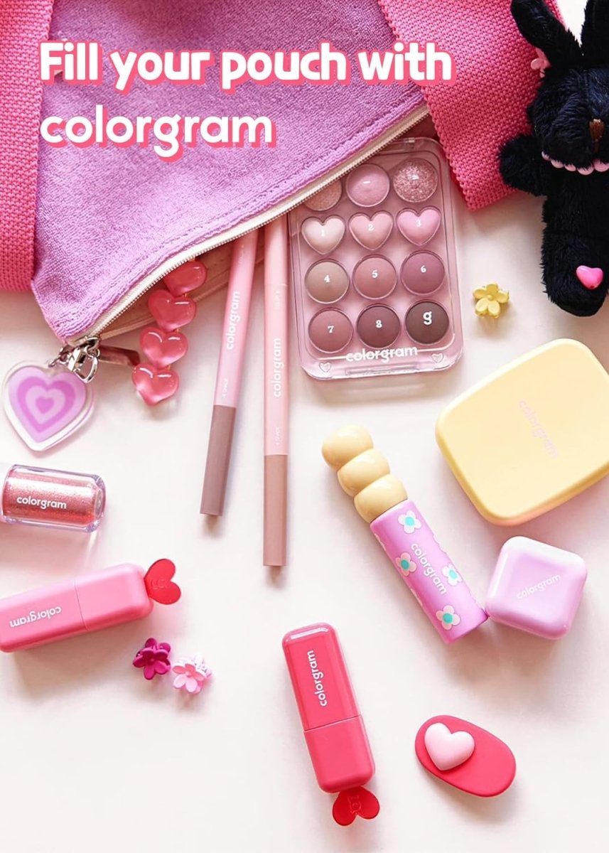 COLORGRAM Milk Bling Heartlighter 2.2g - 03 Coral Heart Health & Beauty oceanbuy.ca markham toronto free ship USA asian korean skincare