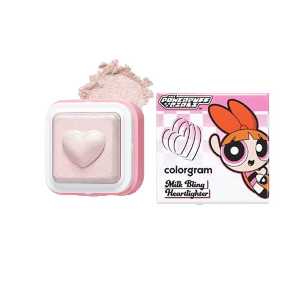 [Colorgram] Milk Bling Heartlighter 05 Spring Pink Blossom Bling, Blossom, Cologram, Heartlighter, makeup, Milk, Pink, sale_event, Spring, Face, Contour & Highlighter