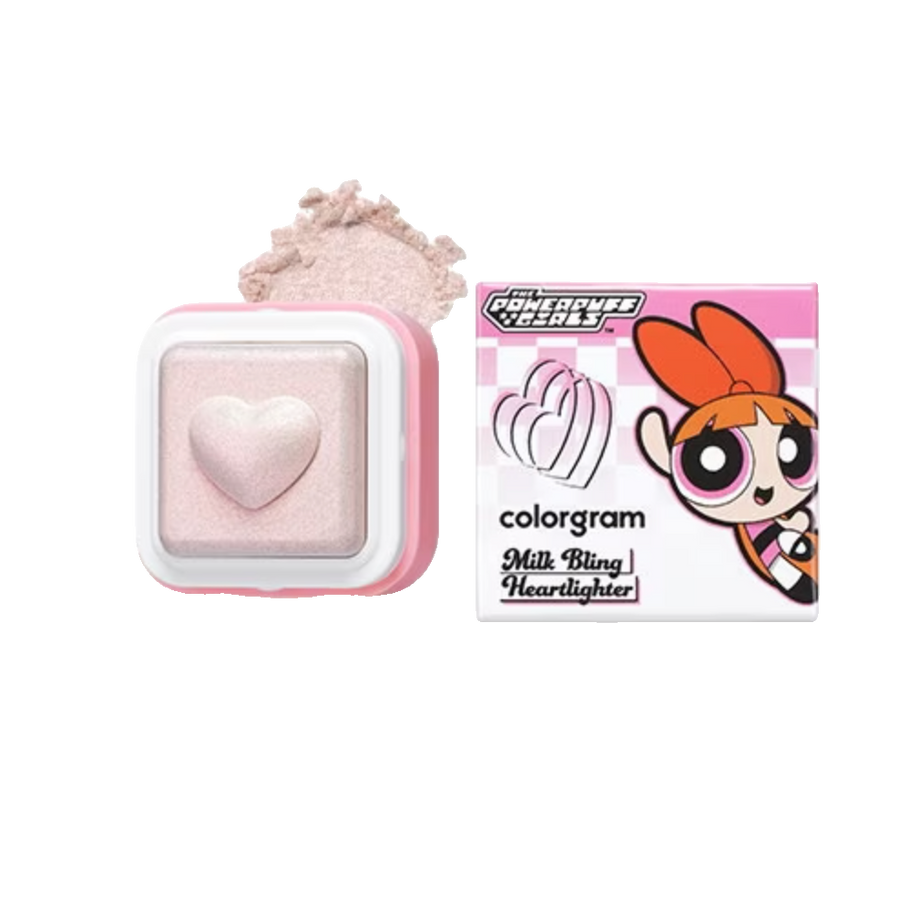 [Colorgram] Milk Bling Heartlighter 05 Spring Pink Blossom Bling, Blossom, Cologram, Heartlighter, makeup, Milk, Pink, sale_event, Spring, Face, Contour & Highlighter