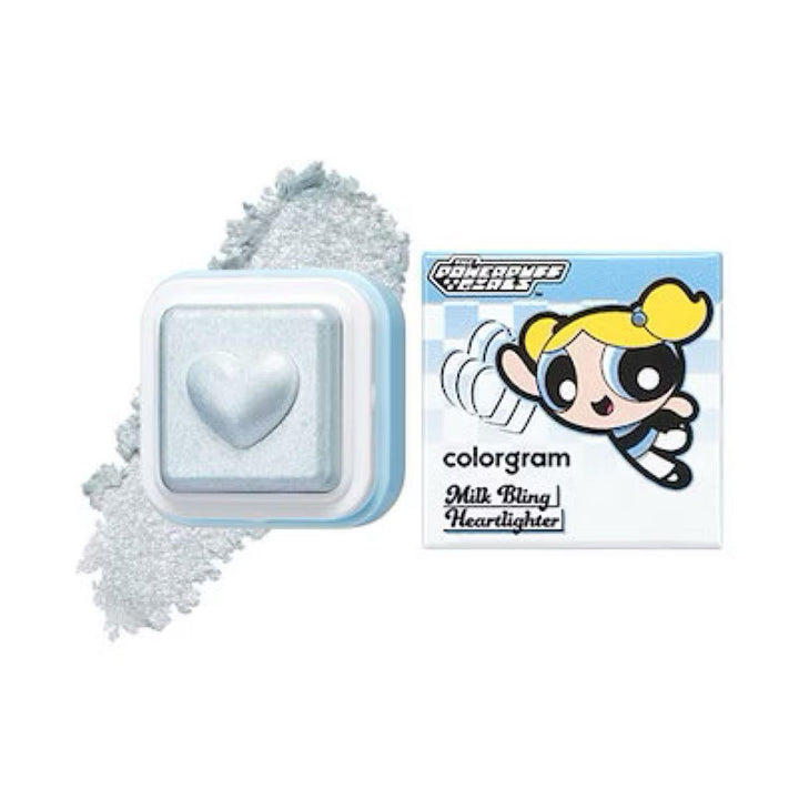 [Colorgram] Milk Bling Heartlighter 06 Bubbles Blue Bling, BubblesBlue, Cologram, Heartlighter, Milk, sale_event, skincare, MAKEUP, Face, Contour & Highlighter