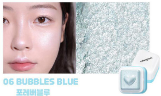 [Colorgram] Milk Bling Heartlighter 06 Bubbles Blue Bling, BubblesBlue, Cologram, Heartlighter, Milk, sale_event, skincare, MAKEUP, Face, Contour & Highlighter