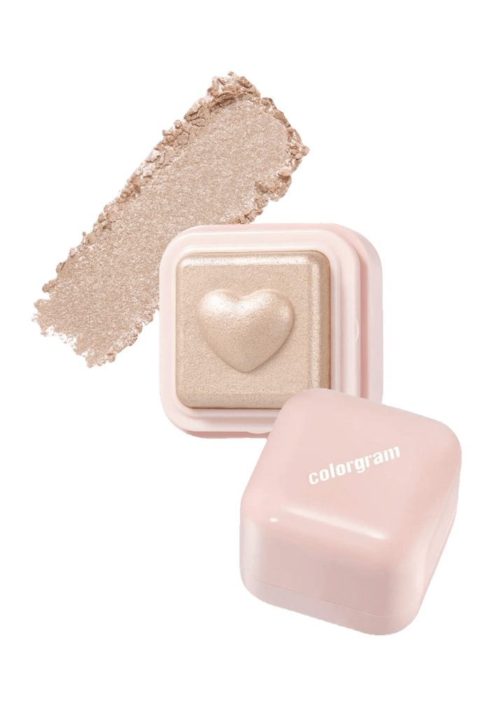 Colorgram Milk Bling Heartlighter Peach Coral Shimmer 1pc 1