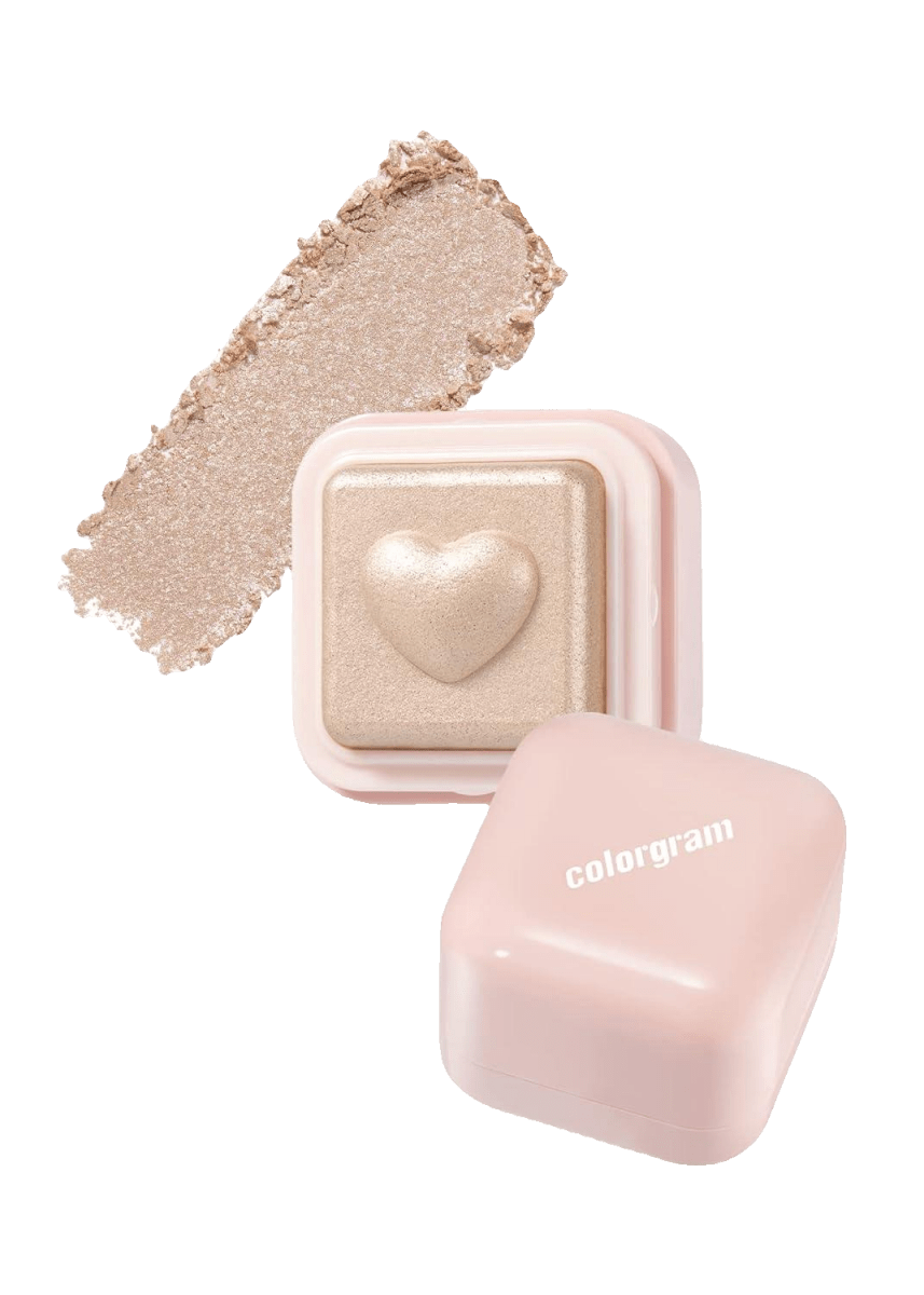 Colorgram Milk Bling Heartlighter Peach Coral Shimmer 1pc 1