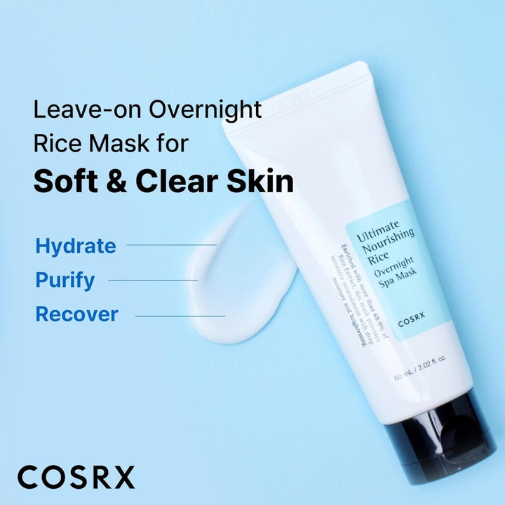 COSRX Ultimate Nourishing Rice Overnight Spa Mask 60ml Health & Beauty oceanbuy beauty markham toronto free ship USA asian korean skincare