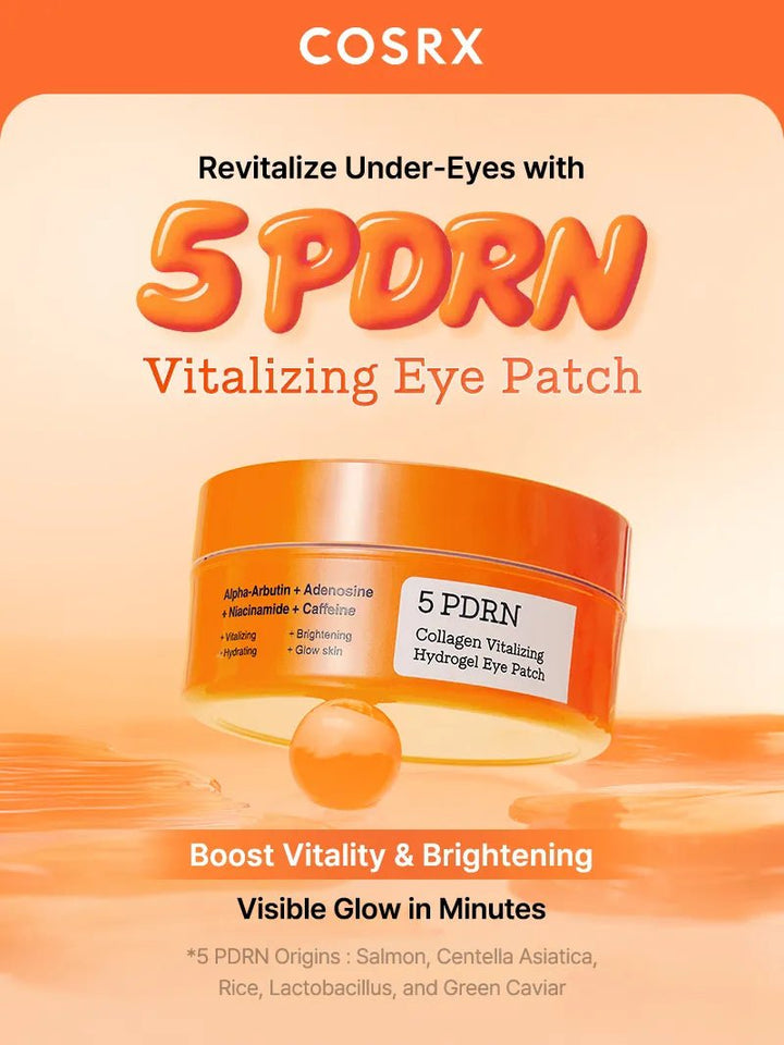 COSRX 5 PDRN Collagen Eye Patches Brightening Dark Circles 60 patches 2