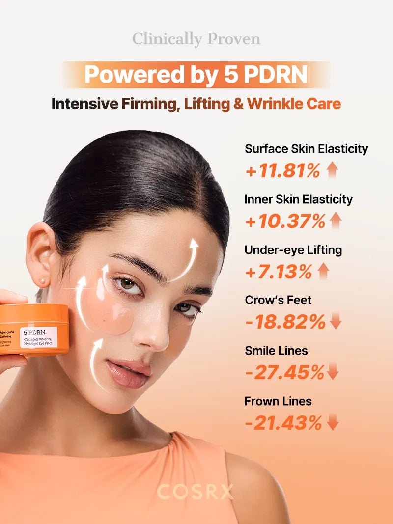 COSRX 5 PDRN Collagen Eye Patches Brightening Dark Circles 60 patches 9