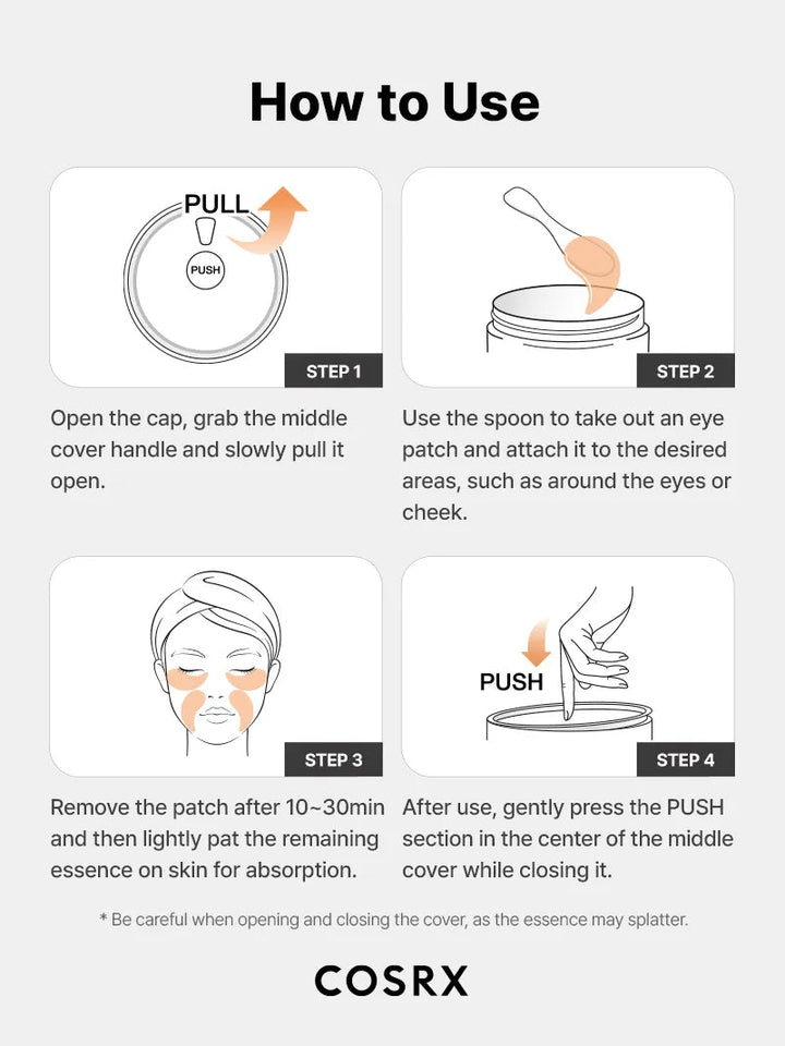 COSRX 5 PDRN Collagen Eye Patches Brightening Dark Circles 60 patches 17
