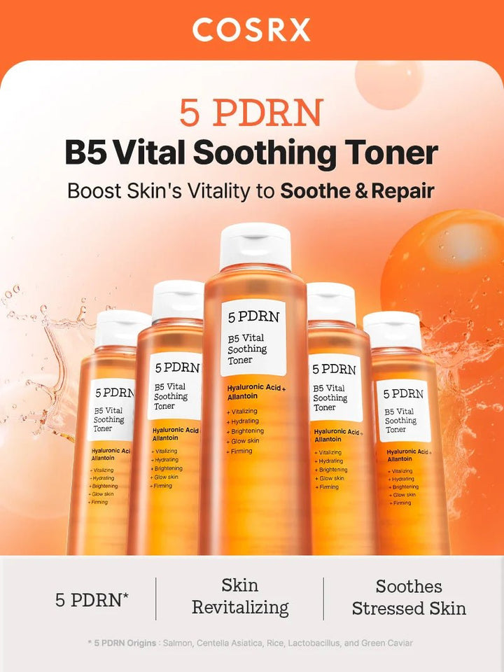 COSRX 5 PDRN B5 Vital Soothing Toner 280 mL 3