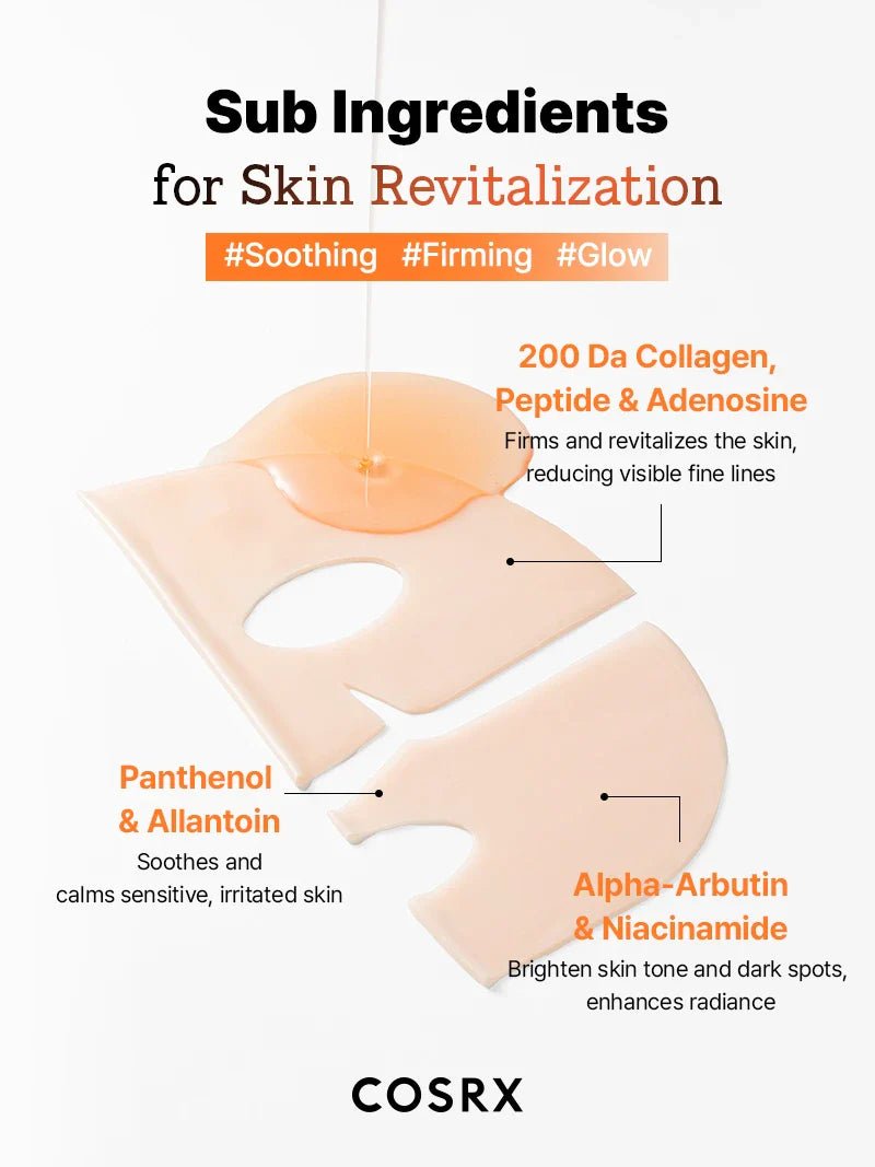 COSRX 5 PDRN Hyaluronic Acid Vital Hydrating Hydrogel Mask 16