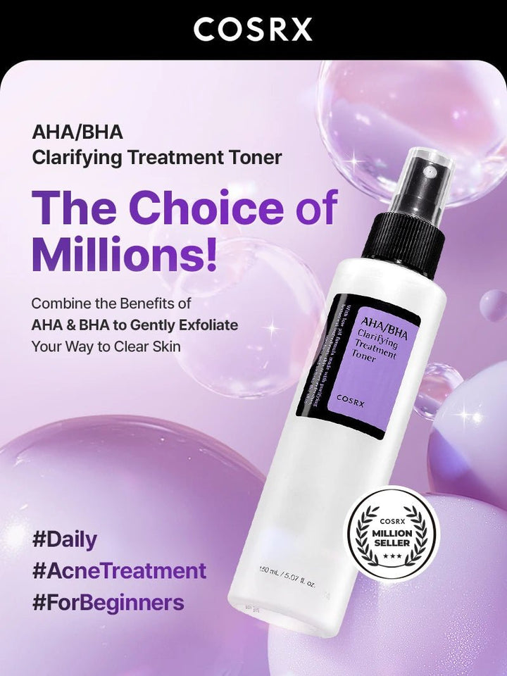 COSRX AHA BHA Clarifying Treatment Toner 150ml Facial Spray 2