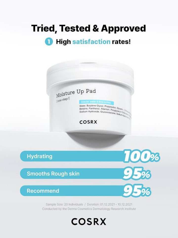 COSRX One Step Moisture Up Pad Alaskan Glacier Water 70 Pads 8