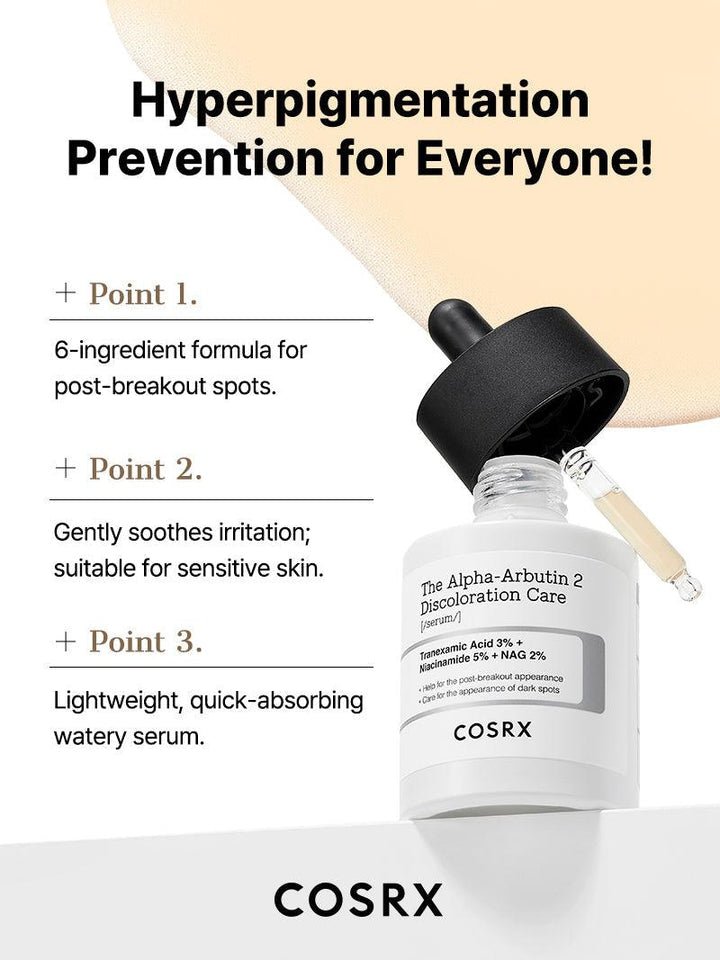 COSRX The Alpha-Arbutin 2 Discoloration Care Serum 50ml Serum & Ampoule 8