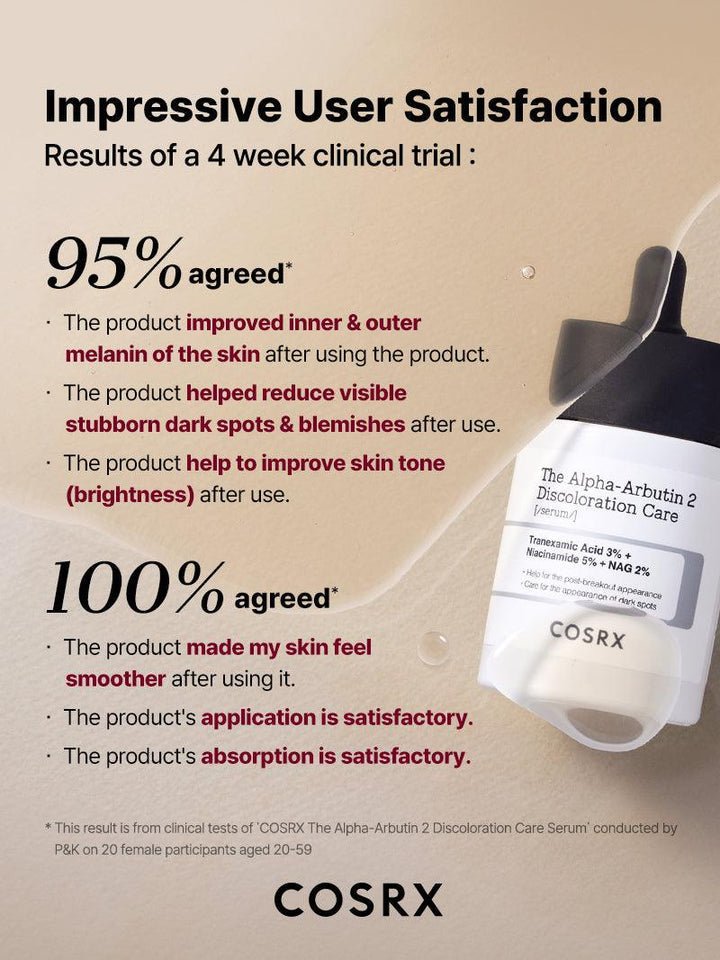 COSRX The Alpha-Arbutin 2 Discoloration Care Serum 50ml Serum & Ampoule 7