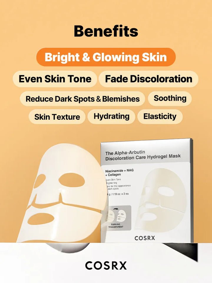 COSRX The Alpha-Arbutin Discoloration Care Hydrogel Mask 4