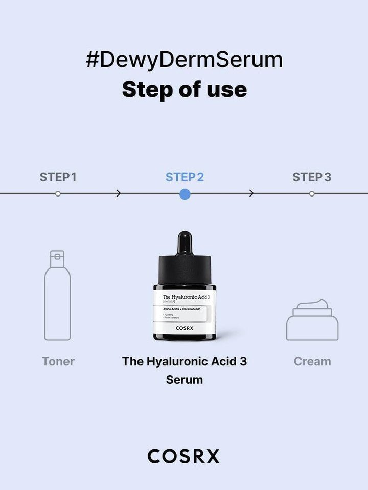 COSRX The Hyaluronic Acid 3 Serum 20ml Health & Beauty 12