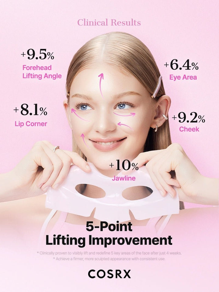 COSRX The Peptide Collagen Lifting Glow Hydrogel Mask 3Pcs/Box 6