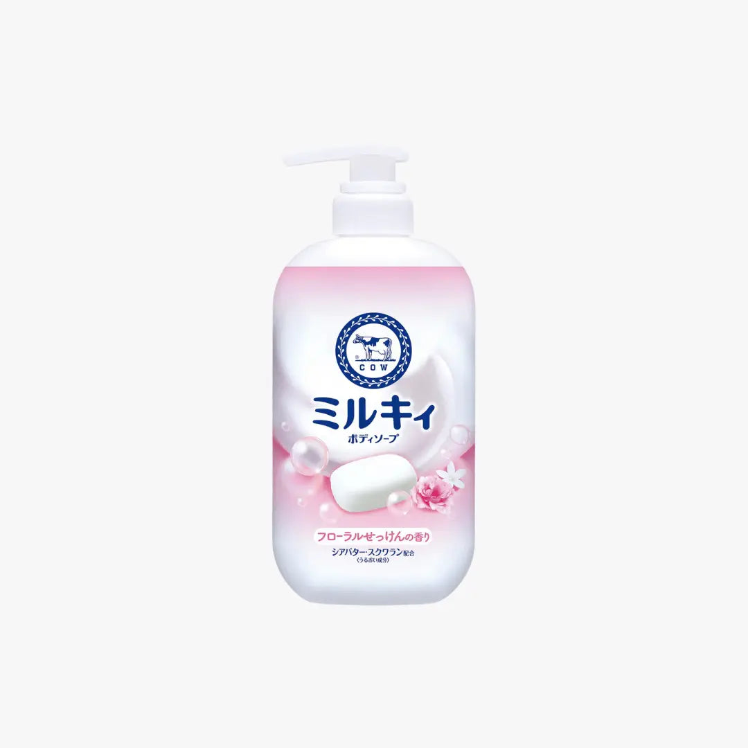 COW Brand Bouncia Milky Body Soap Creamy Hydrating Body Wash 500ml