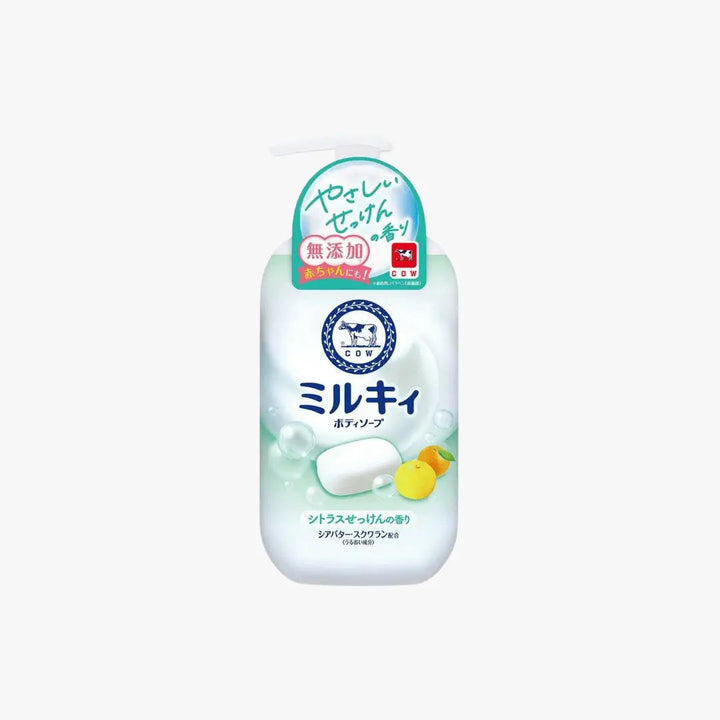 COW Brand Bouncia Milky Body Soap Creamy Hydrating Body Wash 500ml