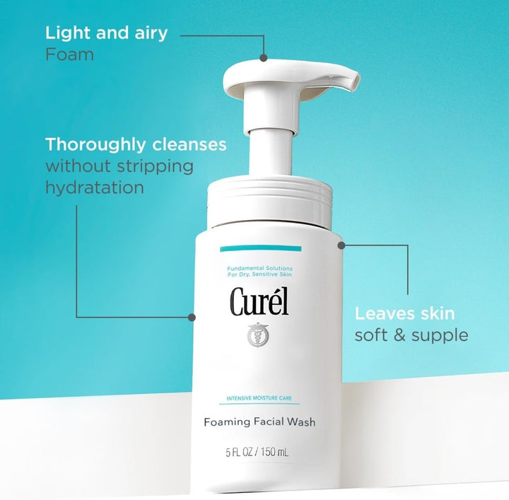 CUREL Sensitive Moisture Care Foaming Facial Wash 150ml Health & Beauty oceanbuy.ca markham toronto free ship USA asian korean skincare