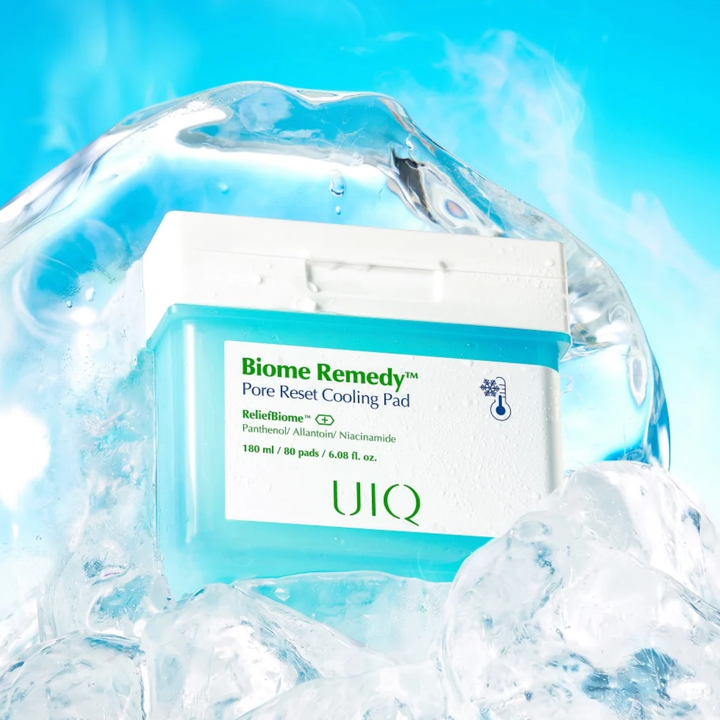 UIQ Biome Remedy™ Pore Reset Cooling Pad 80 pads SKIN CARE, Toners, Toner Pads
