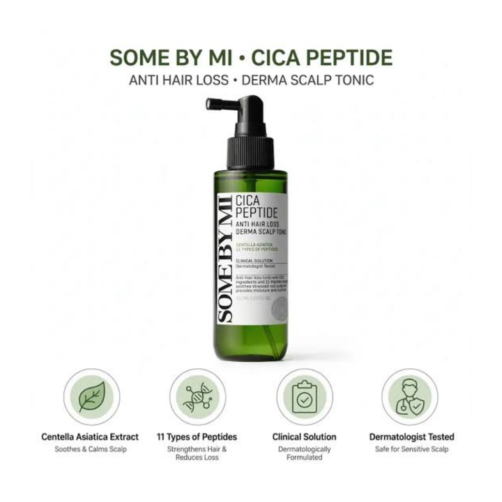 SOME BY MI Cica Peptide Derma Scalp Tonic 150ml HAIR CARE, Shampoo & Conditioner, Shampoo
