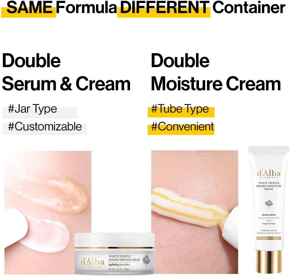 D'ALBA Piedmont White Truffle Double Moisture Cream 60ml Health & Beauty