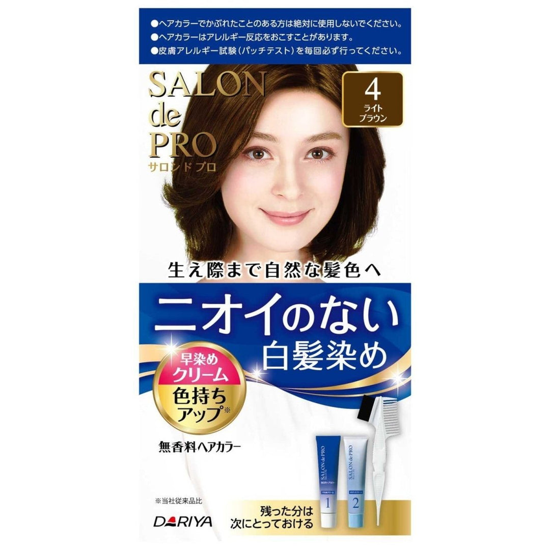 DARIYA Salon De Pro Ammonia Free Hair Dye Color Silk For Gray Hair - 6 Colors to choose