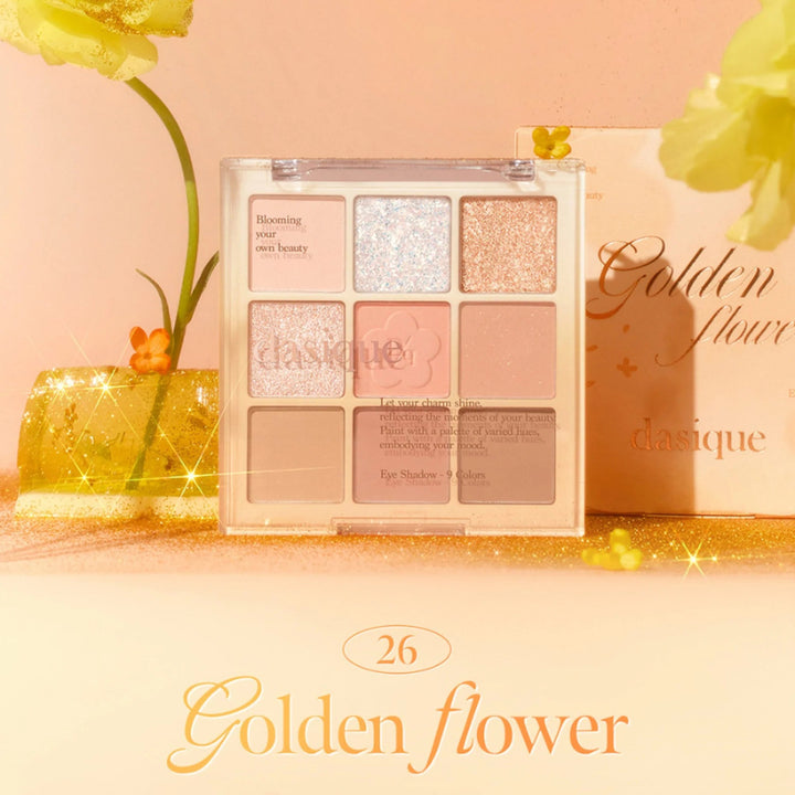 DASIQUE Eye Shadow Palette 7.5g - 26 Golden Flower Health & Beauty oceanbuy beauty markham toronto free ship USA asian korean skincare