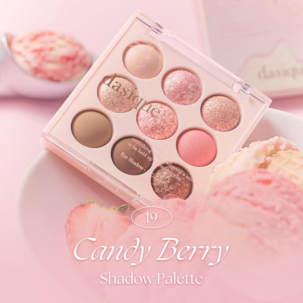 DASIQUE Icecream Collection Shadow Palette 7g - #19 Candy Berry