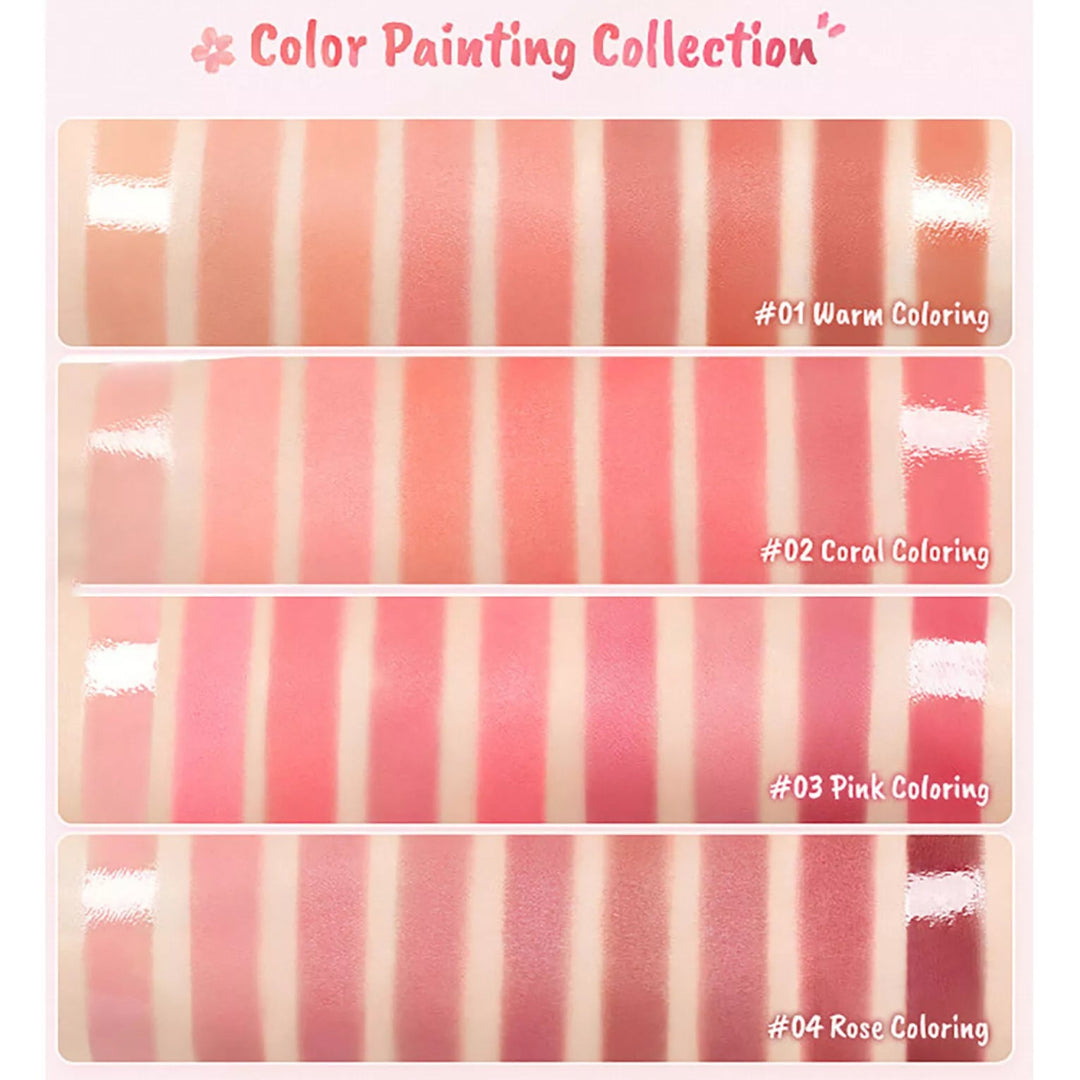 DASIQUE Mood Painting Lip & Cheek Palette 6g - 4 Color to Choose Health & Beauty oceanbuy beauty markham toronto free ship USA asian korean skincare