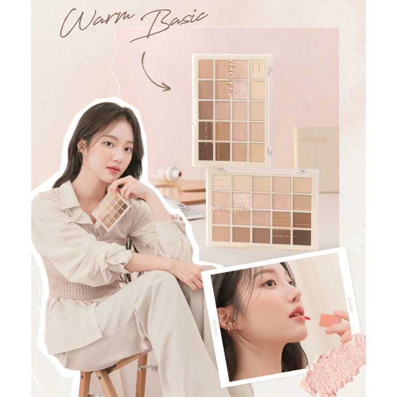 DASIQUE Mood Shadow Palette 10.5g - 01 Warm Basic Health & Beauty oceanbuy beauty markham toronto free ship USA asian korean skincare