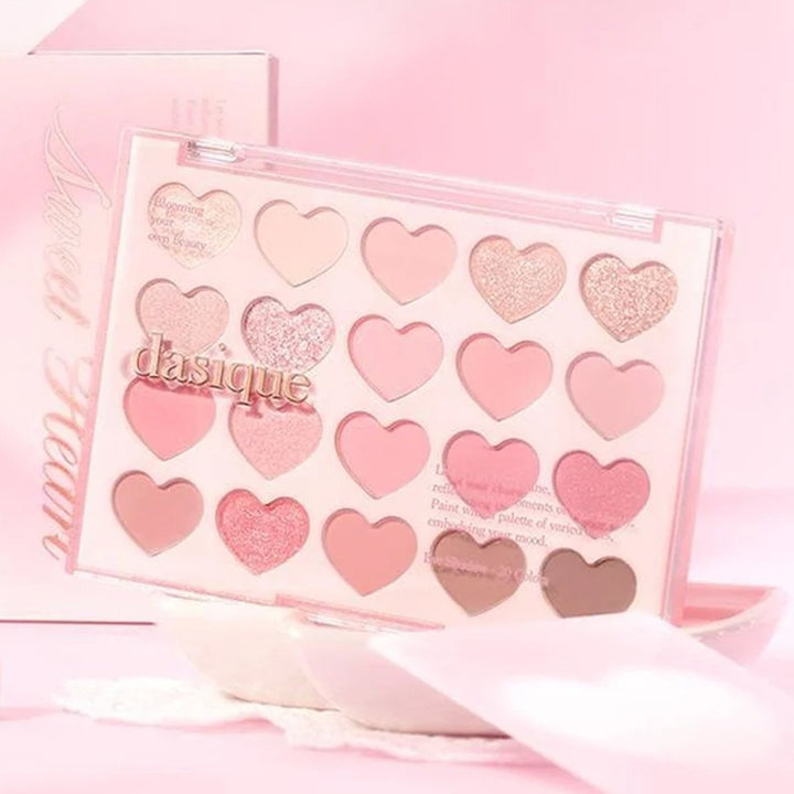 DASIQUE Mood Shadow Palette Sweet Heart Collection 10.5g - 06 Sweet Heart Health & Beauty oceanbuy beauty markham toronto free ship USA asian korean skincare