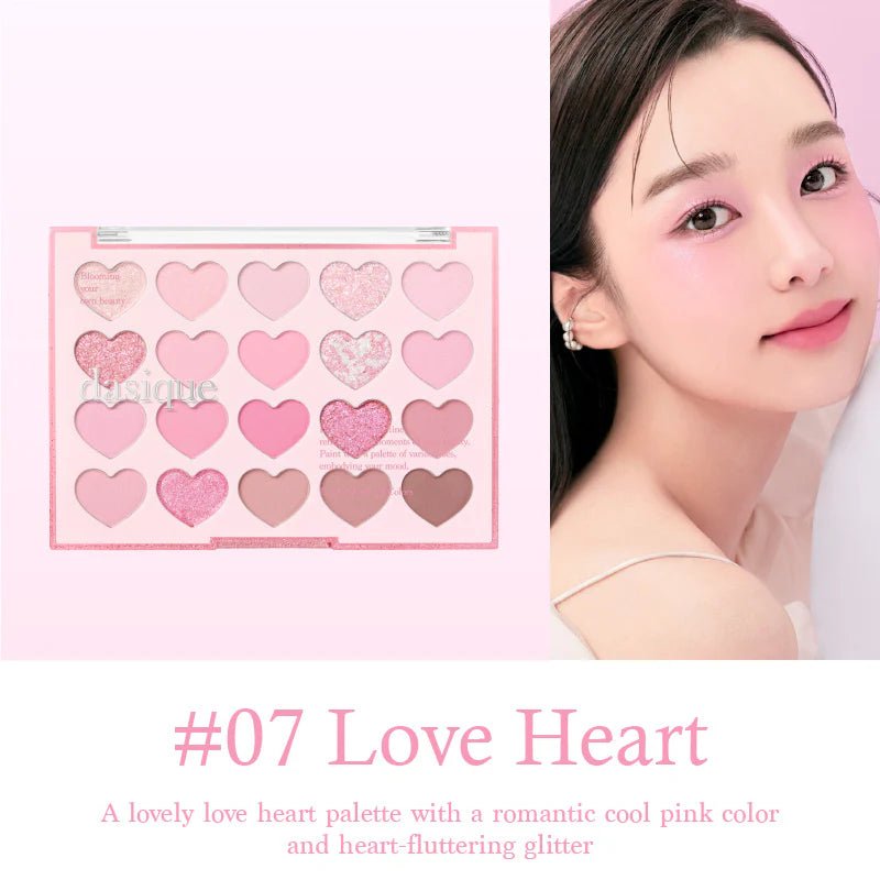 DASIQUE Mood Shadow Palette Sweet Heart Collection 10.5g - 07 Love Heart Health & Beauty oceanbuy beauty markham toronto free ship USA asian korean skincare